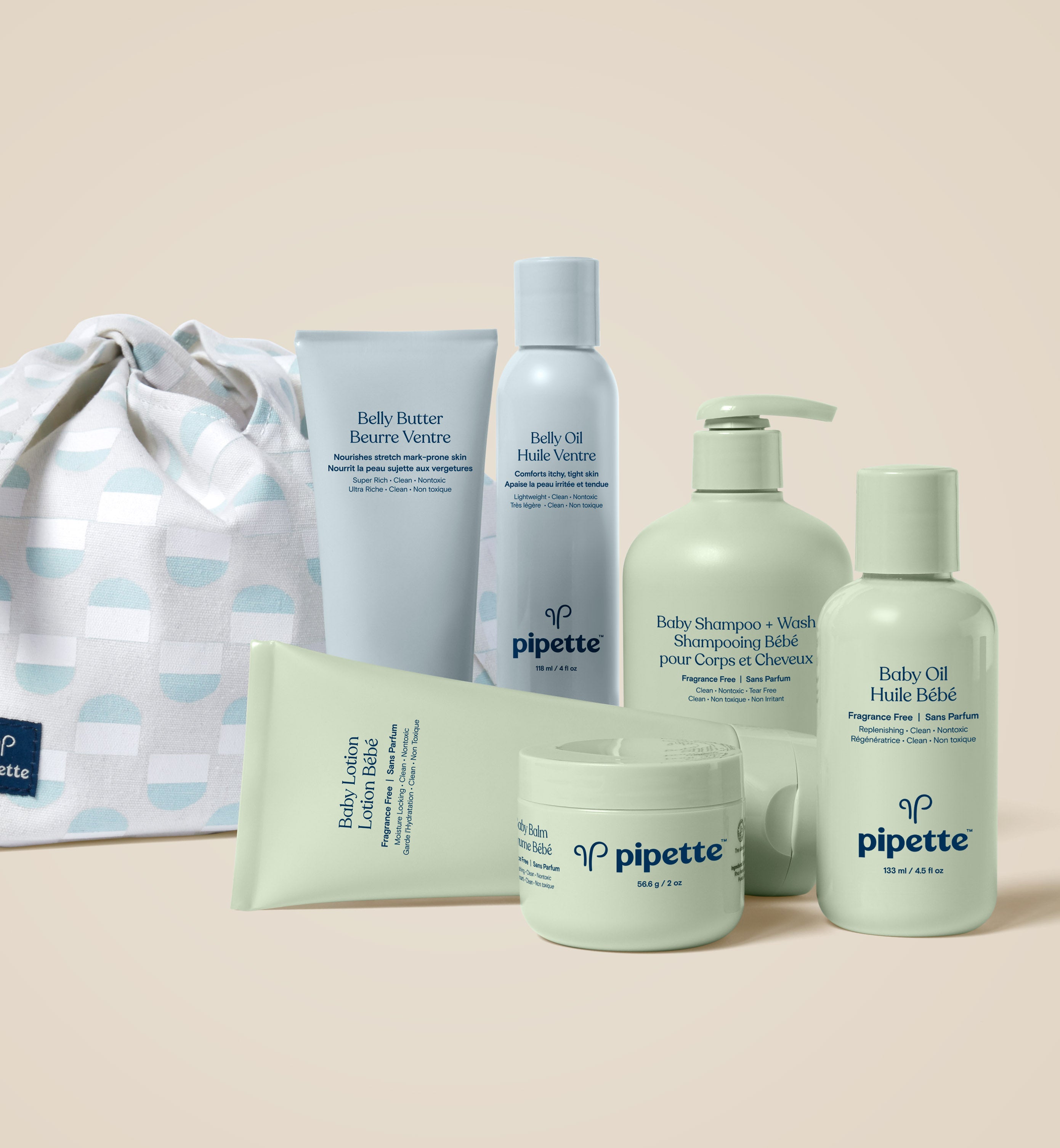 Pipette Mommy & Me Keepsake Box & Bento Bag